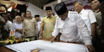 Prabowo Resmikan Kantor DPD Gerindra di Banten