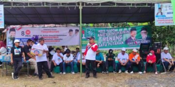 Sebahagian Besar Warung di Langkat Pasang Spanduk AMIN