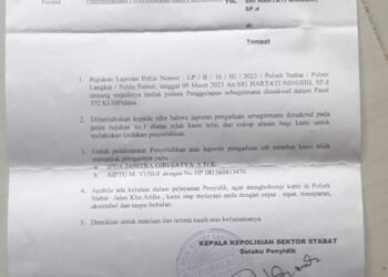 Laporan Hartati Tujuh Bulan Mandek di Polsek Stabat