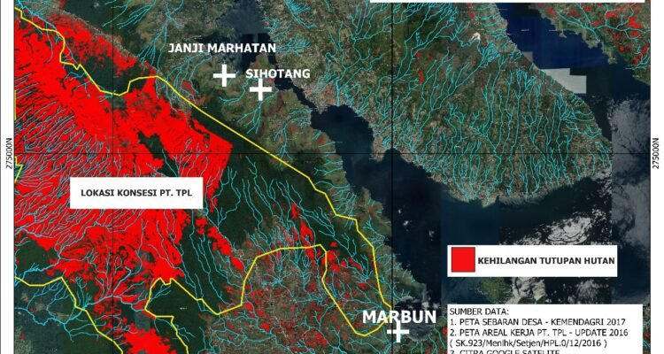 Peta wialyah terdampak banjir