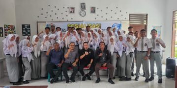 SMAN 1 Wampu Gelar Pelatihan Jurnalistik, Kasek : Salah Manyampaikan Informasi dapat Dipidana