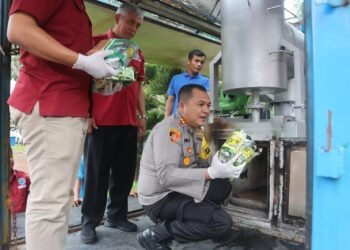 Pemusnahan narkoba Polres Langkat1