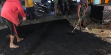 Pengerjaan Proyek Hotmix Rp199 Juta di Babalan Dinilai Asal Jadi