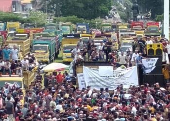 Terancam Hilang Pekerjaan, Ribuan Sopir Truk Batubara Sesalkan Sikap Gubernur Jambi Tutup Akses Jalan