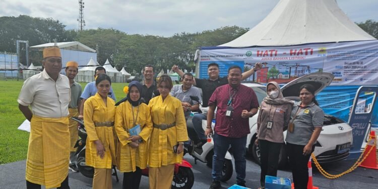 Meriahkan HUT ke-274 Langkat, ULP PLN Stabat Pamerkan Kendaraan Listrik