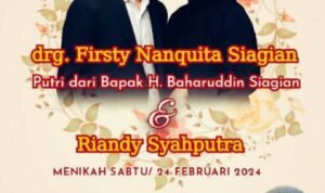Edison Tamba Ucapkan Selamat Atas Pernikahan Putri dari Bapak Baharuddin Siagian
