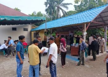 Pleno Rekapitulasi Suara di Kecamatan Wampu, Suara Caleg Berkurang