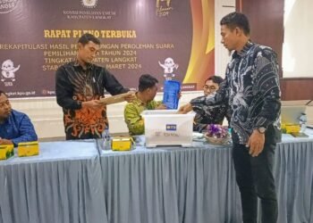 Disurati Bawaslu, KPU Langkat Skorsing Rapat Pleno Terbuka Hingga Enam Jam