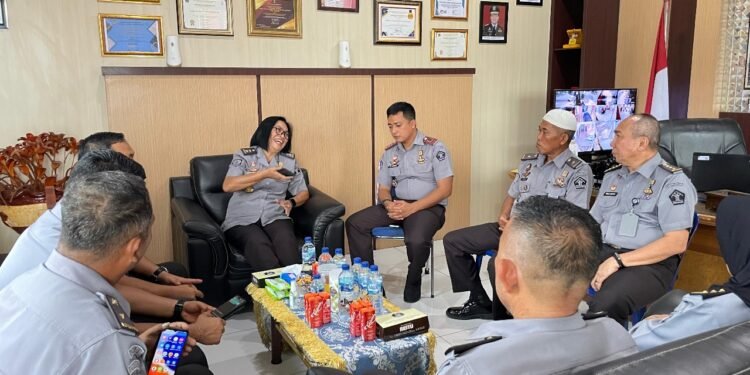 Marcelina Budiningsih Kunjungi Rutan Tanjung Pura Kanwil Kemenkumham Sumut