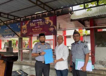 Momen Idul Fitri 1445 H, 1105 Narapidana LPN Langkat Kanwil Kemenkumham Sumut Terima Remisi