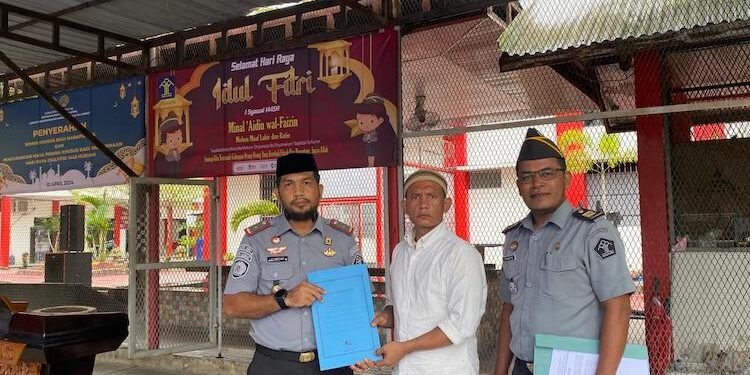 Momen Idul Fitri 1445 H, 1105 Narapidana LPN Langkat Kanwil Kemenkumham Sumut Terima Remisi