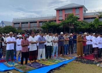 Rayakan Idul Fitri 1445 H, LPN Langkat Kanwil Kemenumham Sumut Laksanakan Shalat Ied