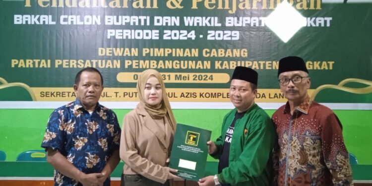 Aini Maimanah Kembalikan Berkas Balon Bupati Langkat ke PPP