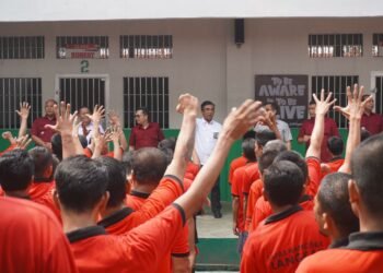 Evaluasi PZI, Kakanwil Kemenkumham Sumut Berkunjung ke LPN Kelas IIA Langkat