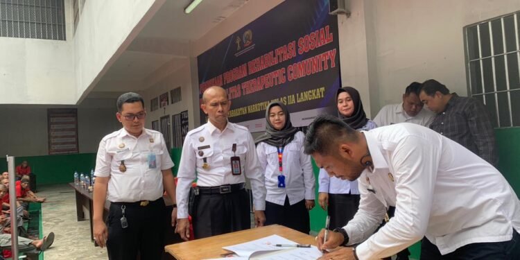 LPN Kelas IIA Langkat Kanwil Kemenkumham Sumut Buka Program Rehabilitasi Sosial