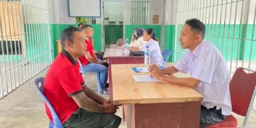 LPN Kelas AII Langkat Kanwil Kemenkumham Sumut Gelar Skrining Assist