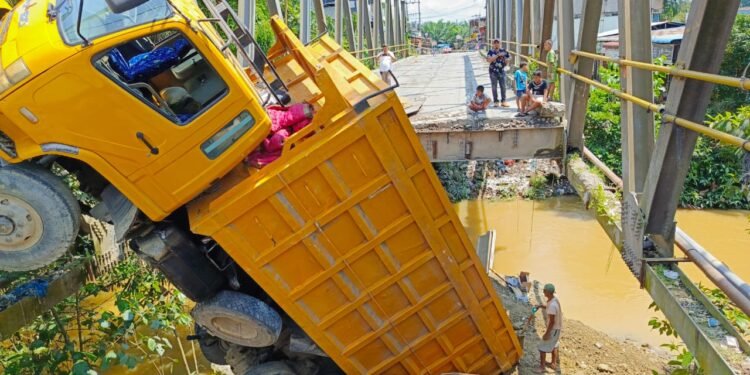 Ambruk, Dinas PUPR Sumut Anggarkan Rp20 Miliar untuk Bangun Jembatan Sei Air Tenang