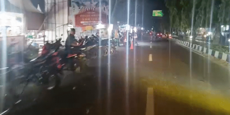 Pasar Malam Stabat Gunakan Badan Jalan untuk Parkir, Kadishub : Nanti Kita Tertibkan