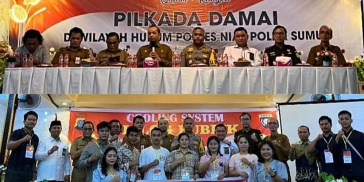 Gelar Cooling System Dialog Publik, Polres Nias Siap Wujudkan Pilkada Damai 2024