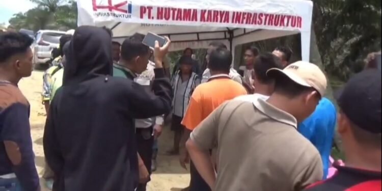 Soal Ganti Rugi Lahan Proyek Tol Binjai-Langsa, Warga Gebang Ricuh