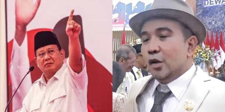 Sebut Dipaksa Jadi Ketua DPRD Deliserdang, Prabowo Subianto Diminta Evaluasi Zakky Shahri