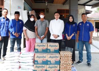 Lagi, Ricky Anthony Gerak Cepat Bantu Korban Kebakaran di Stabat