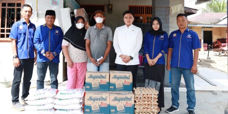 Lagi, Ricky Anthony Gerak Cepat Bantu Korban Kebakaran di Stabat