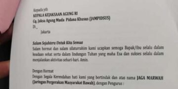 JAGA MARWAH Laporkan Peternakan Babi PT Allegrindo ke Kejagung RI