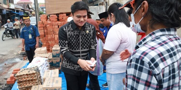 Enam Rumah Terbakar di Bahorok, Ricky Anthony Hadir Serahkan Bantuan