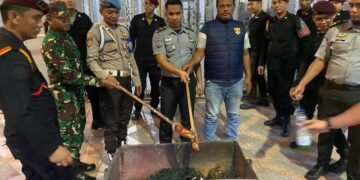 Rutan Kelas IIB Tanjung Pura Razia Blok Hunian WB