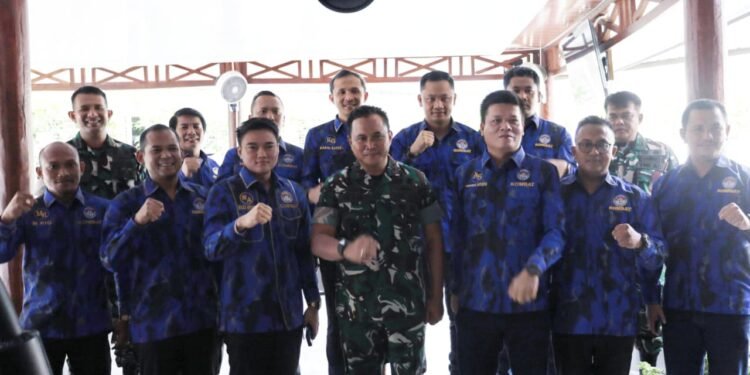 Dipimpin Ricky Anthony, Pangdam I/BB Sambut Hangat Kehadiran DPW KOMBAT Sumut