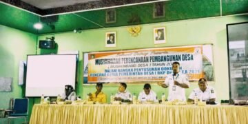 Ketua Koperasi Desa Merah Putih Paparkan Kondisi Koperasi di Musrembangdes Tanjung Ibus