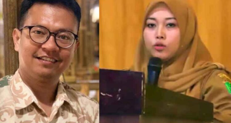 Direktur Eksekutif Sumut Foundation Andi Sirait. Kanan, Kepala Dinas Pertanian Labuhanbatu Utara, drh Sudarija MM MH.