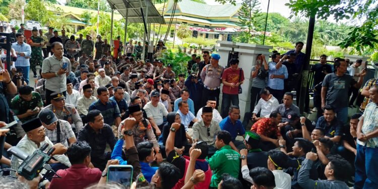 Demo di DPRD Langkat Kondusif, NasDem Apresiasi TNI-Polri Langkat