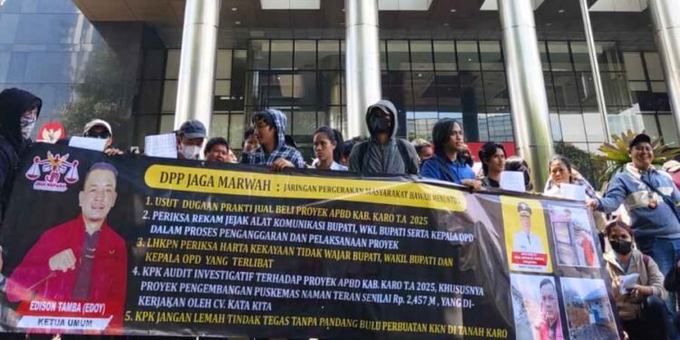 JAGA MARWAH Desak KPK Usut Dugaan Jual Beli Proyek APBD Karo