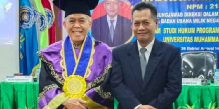 Raih Gelar Doktor Hukum di UMSU, Muhammad Yusrizal ‘Banjir’ Ucapan Selamat