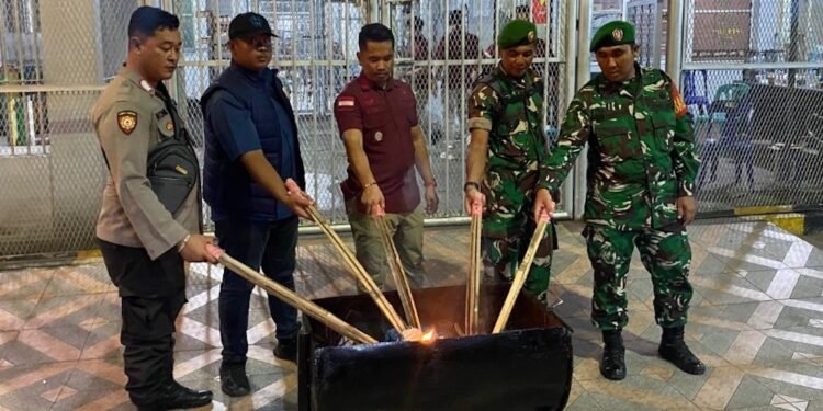 Cegah Gangguan Kamtib, Rutan Tanjung Pura Gelar Razia Bagungan