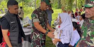 HUT TNI dan Pemuda Pancasila, MPC PP Langkat Gelar Baksos Bersama Dandim