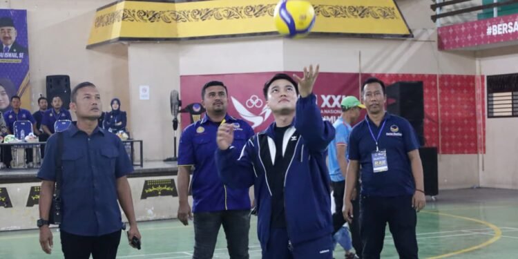 Ricky Anthony Bangkitkan Semangat Masyarakat Lewat Turnamen Voli RA Cup 2025