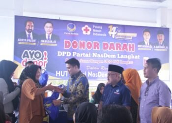 Ricky Anthony Buktikan Politik Kemanusiaan Lewat Donor Darah dan Bakti Sosial di Langkat