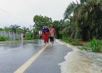 Tanjung Pura Terendam, Ribuan Warga Ngungsi ke Hinai
