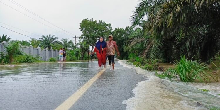 Tanjung Pura Terendam, Ribuan Warga Ngungsi ke Hinai